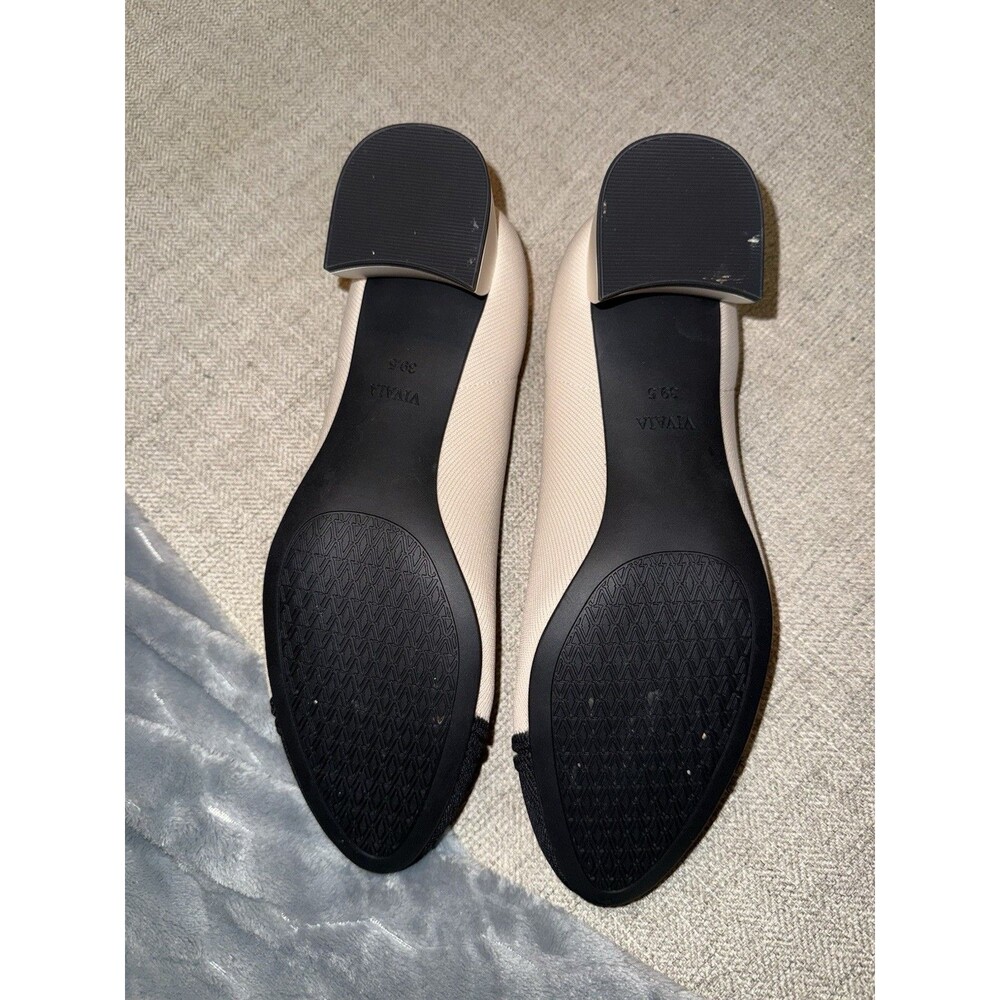 Vivaia Julie 2.0 Knit Pump Women's Sz 8.5 (EU 39.5) Beige Black - Picture 5 of 8